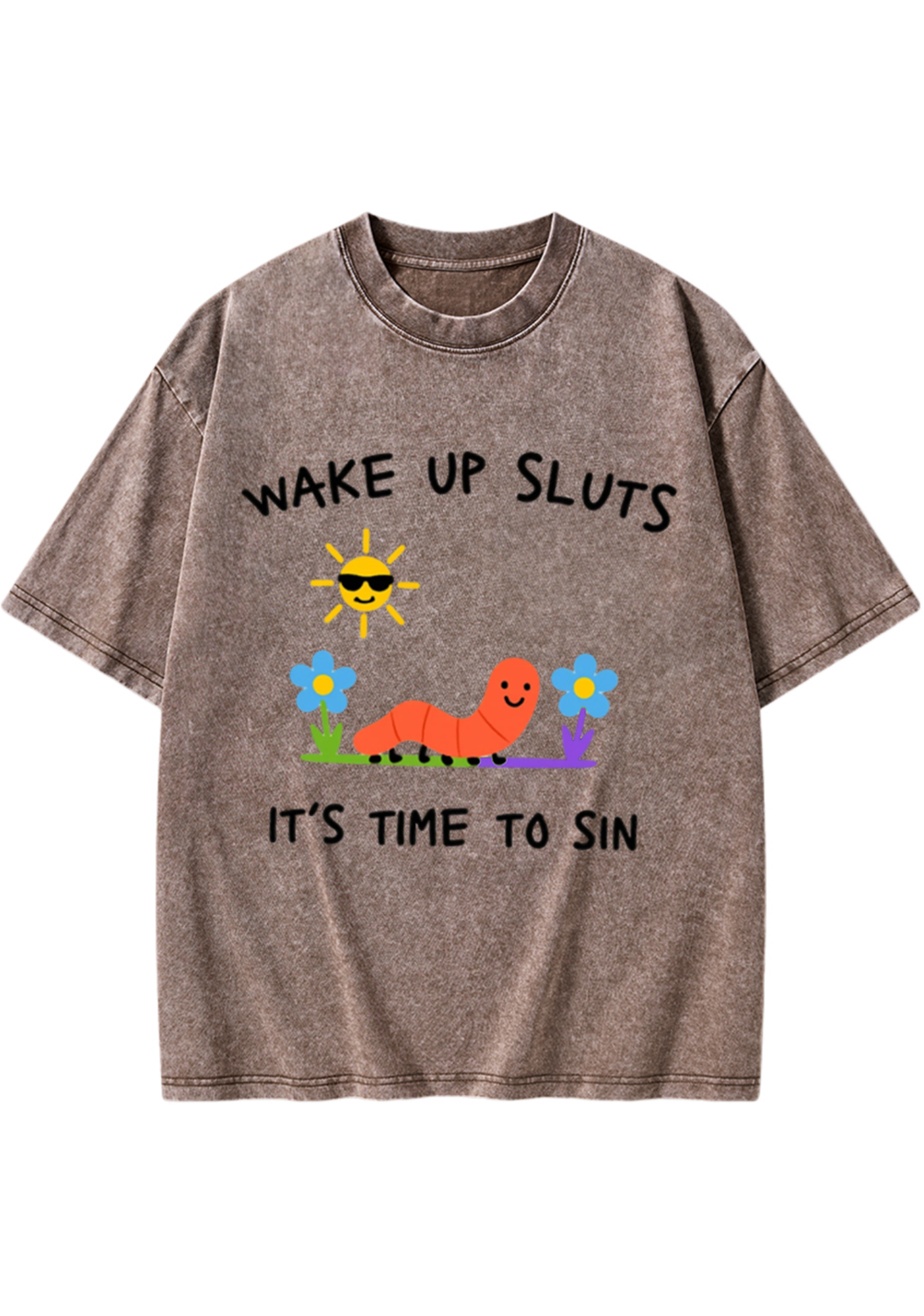 Wake Up Sluts Washed T-Shirt
