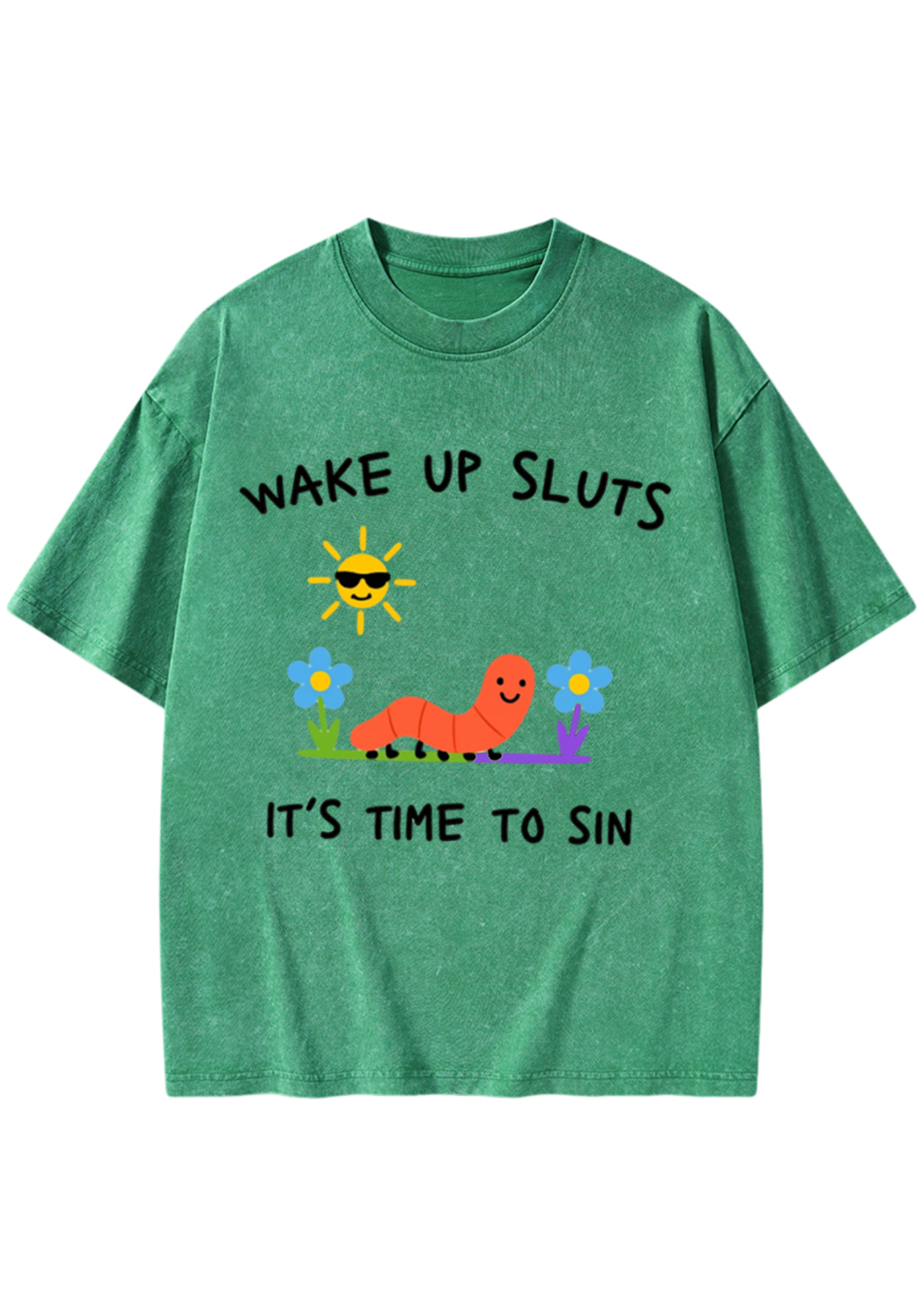 Wake Up Sluts Washed T-Shirt