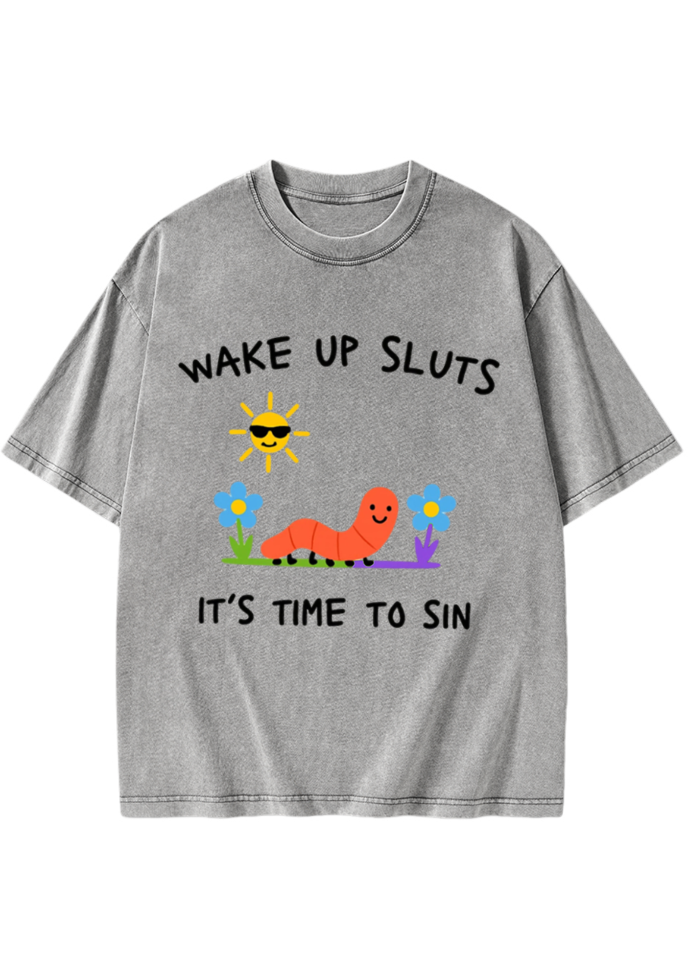 Wake Up Sluts Washed T-Shirt