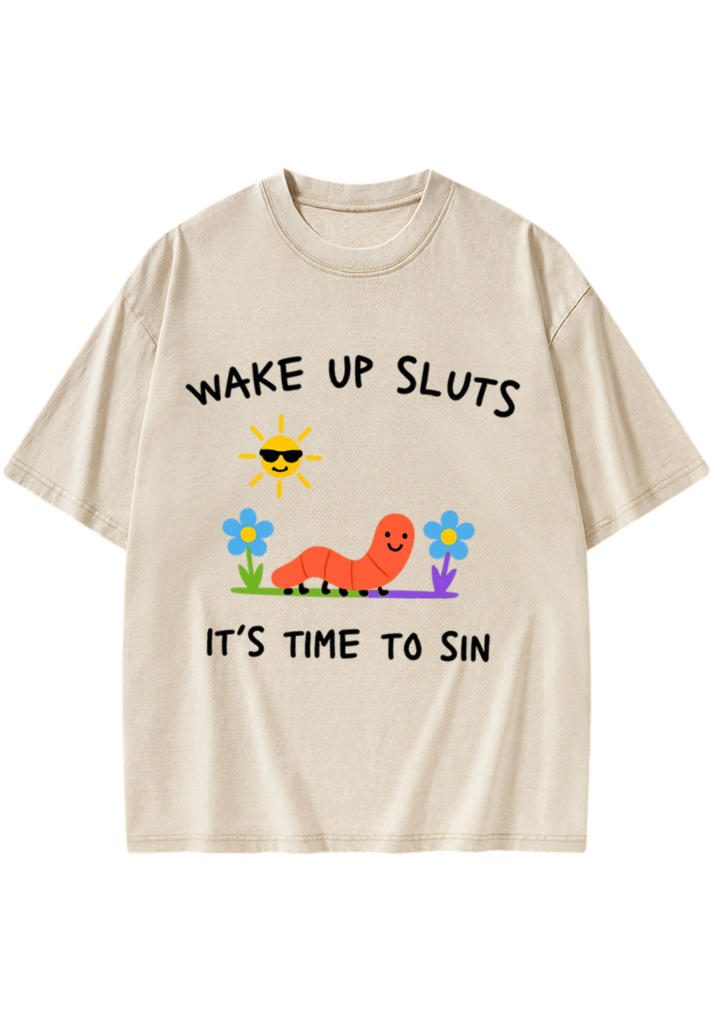 Wake Up Sluts Washed T-Shirt