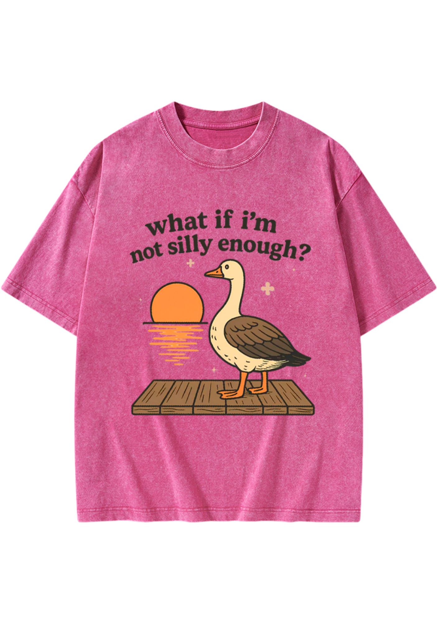 What If I'm Not Silly Enough Washed T-Shirt