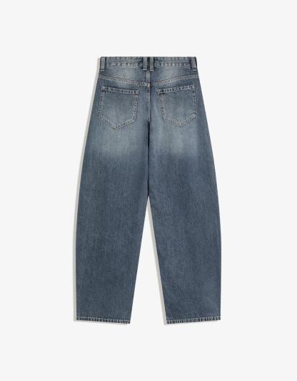 Jeans baggy barrel tiro bajo