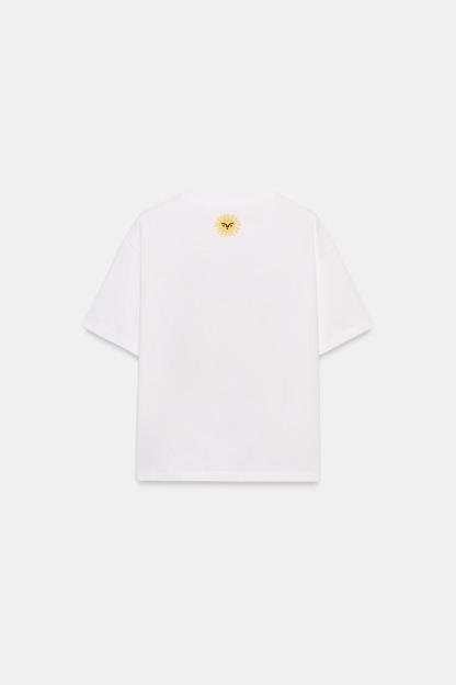 AGUSTINA SHUAN PRINT SHORT SLEEVE T-SHIRT