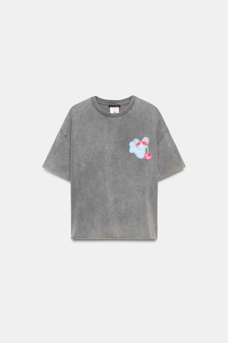 ÁNGELA BACHER WASHED EFFECT T-SHIRT
