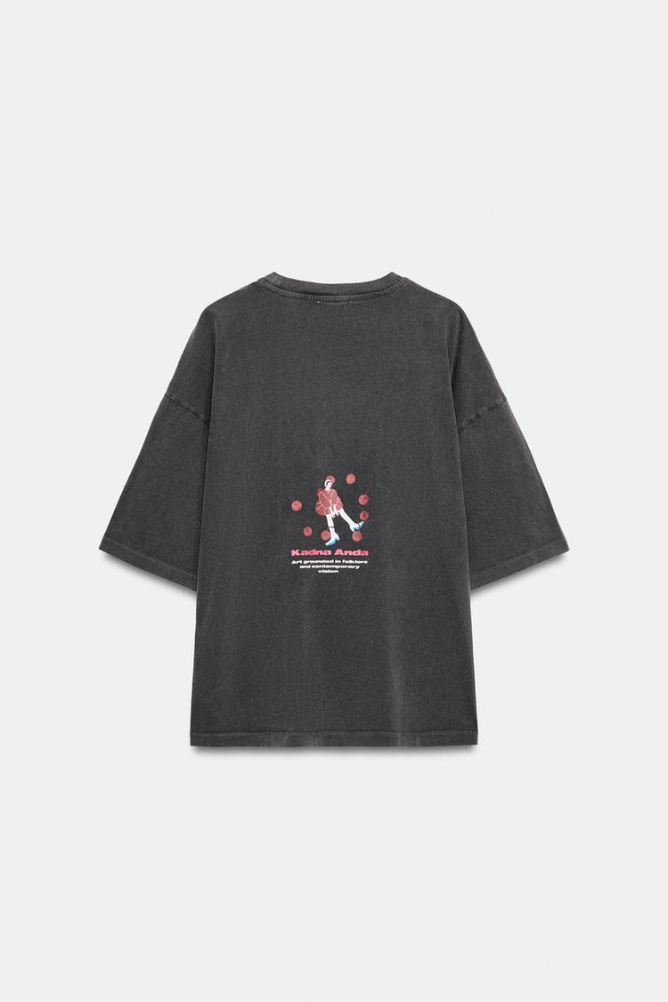KADNA ANDA WASHED EFFECT T-SHIRT