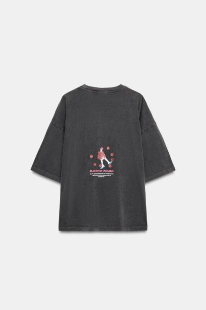 KADNA ANDA WASHED EFFECT T-SHIRT
