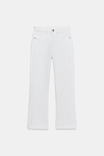TRF CROPPED FLARE HIGH-WAIST JEANS