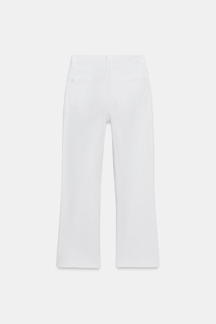 TRF CROPPED FLARE HIGH-WAIST JEANS