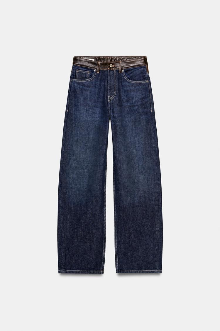 TRF HIGH WAIST STRAIGHT JEANS
