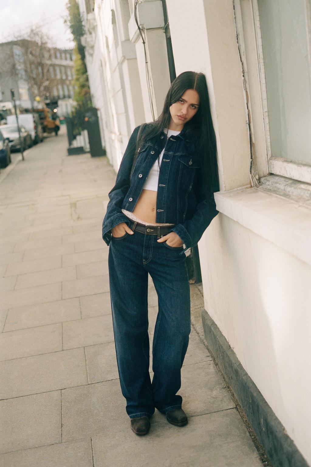TRF HIGH WAIST STRAIGHT JEANS