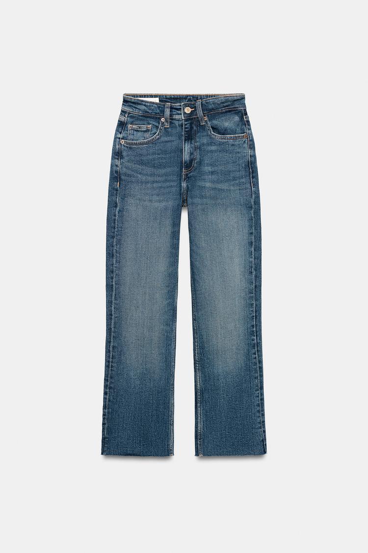 TRF CROPPED FLARE HIGH-WAIST JEANS