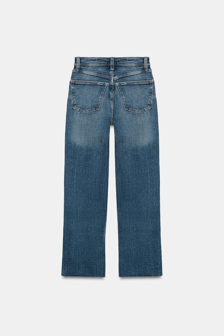 TRF CROPPED FLARE HIGH-WAIST JEANS