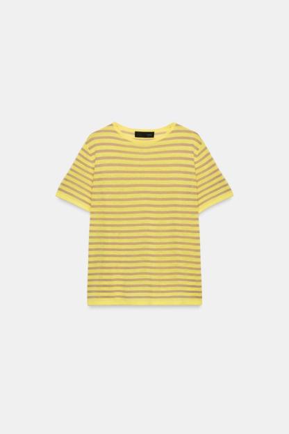 STRIPED KNIT TOP