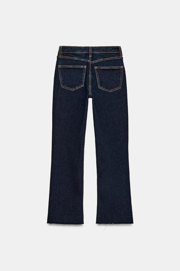 TRF CROPPED FLARE HIGH-WAIST JEANS