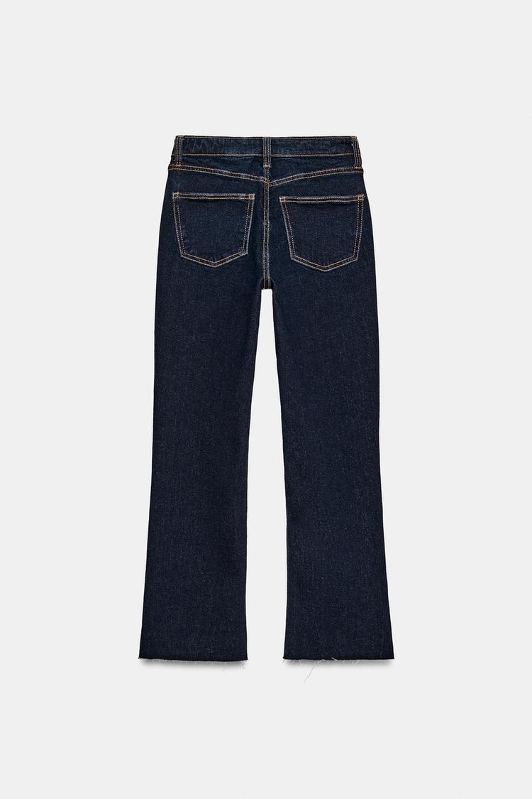 TRF CROPPED FLARE HIGH-WAIST JEANS