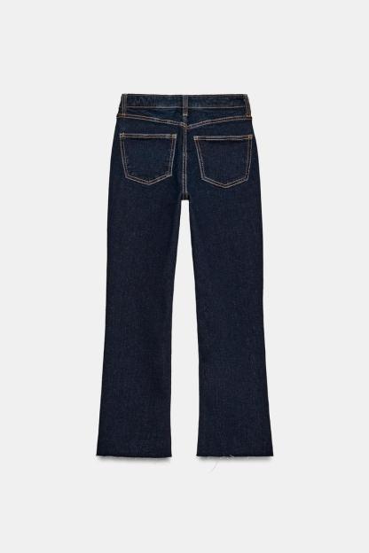 TRF CROPPED FLARE HIGH-WAIST JEANS