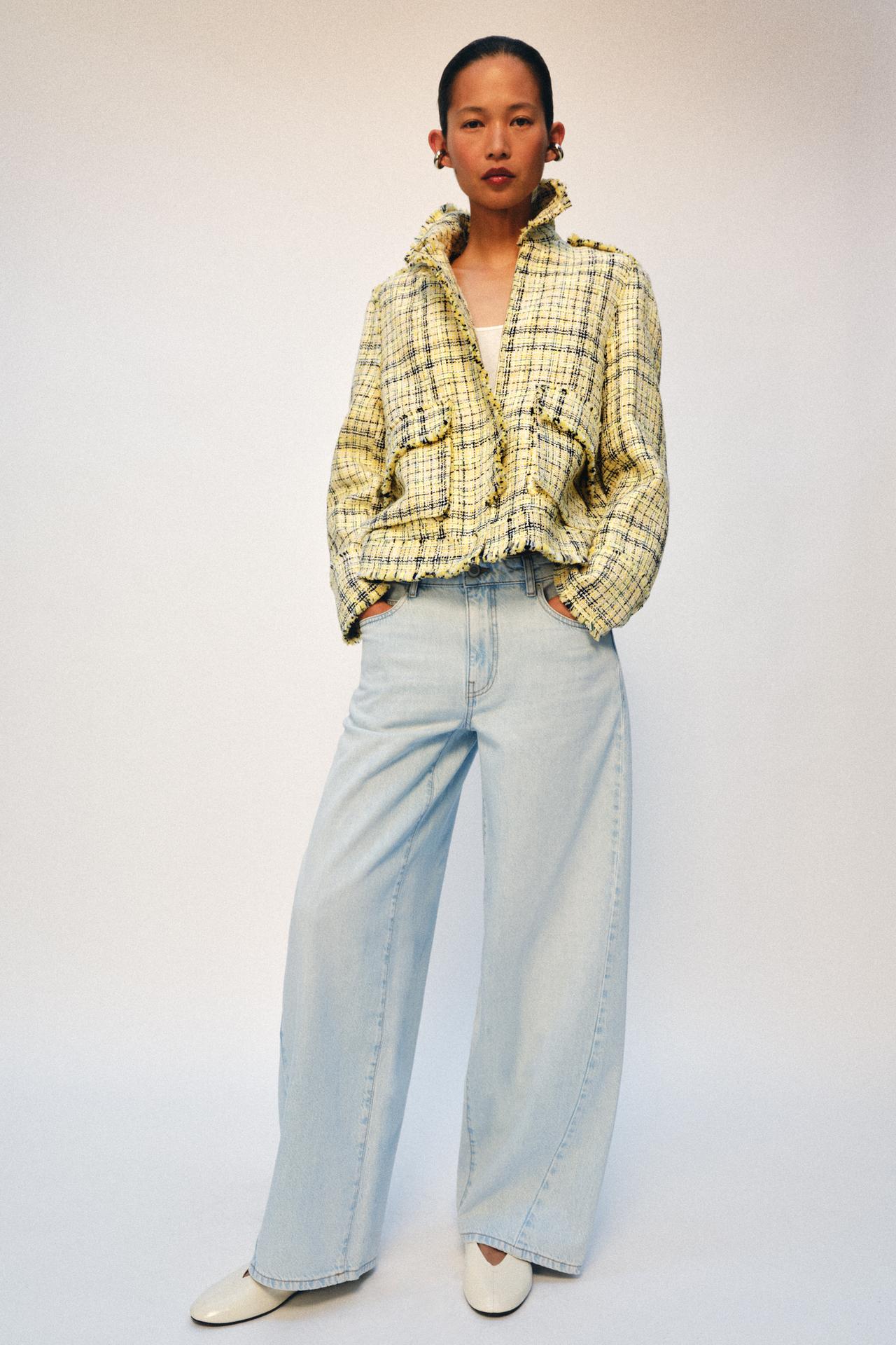 ZW COLLECTION LOOSE BARREL MID-RISE JEANS