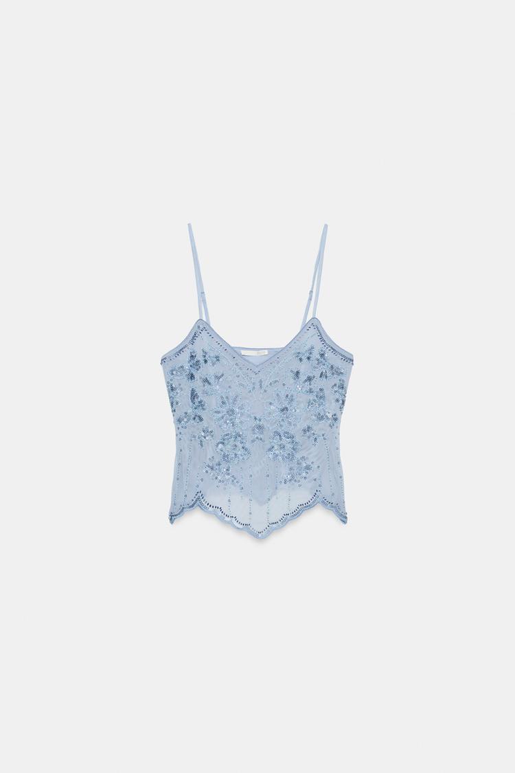 EMBROIDERED CAMISOLE
