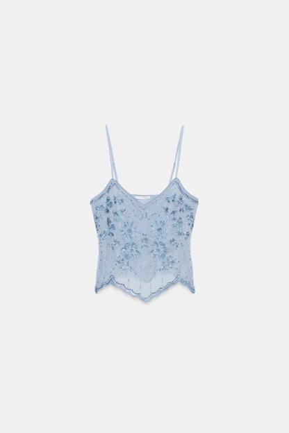 EMBROIDERED CAMISOLE