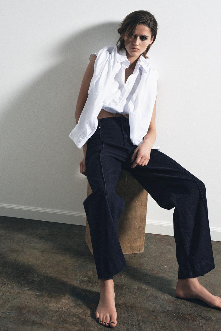 ZW COLLECTION HIGH WAIST WIDE LEG JEANS