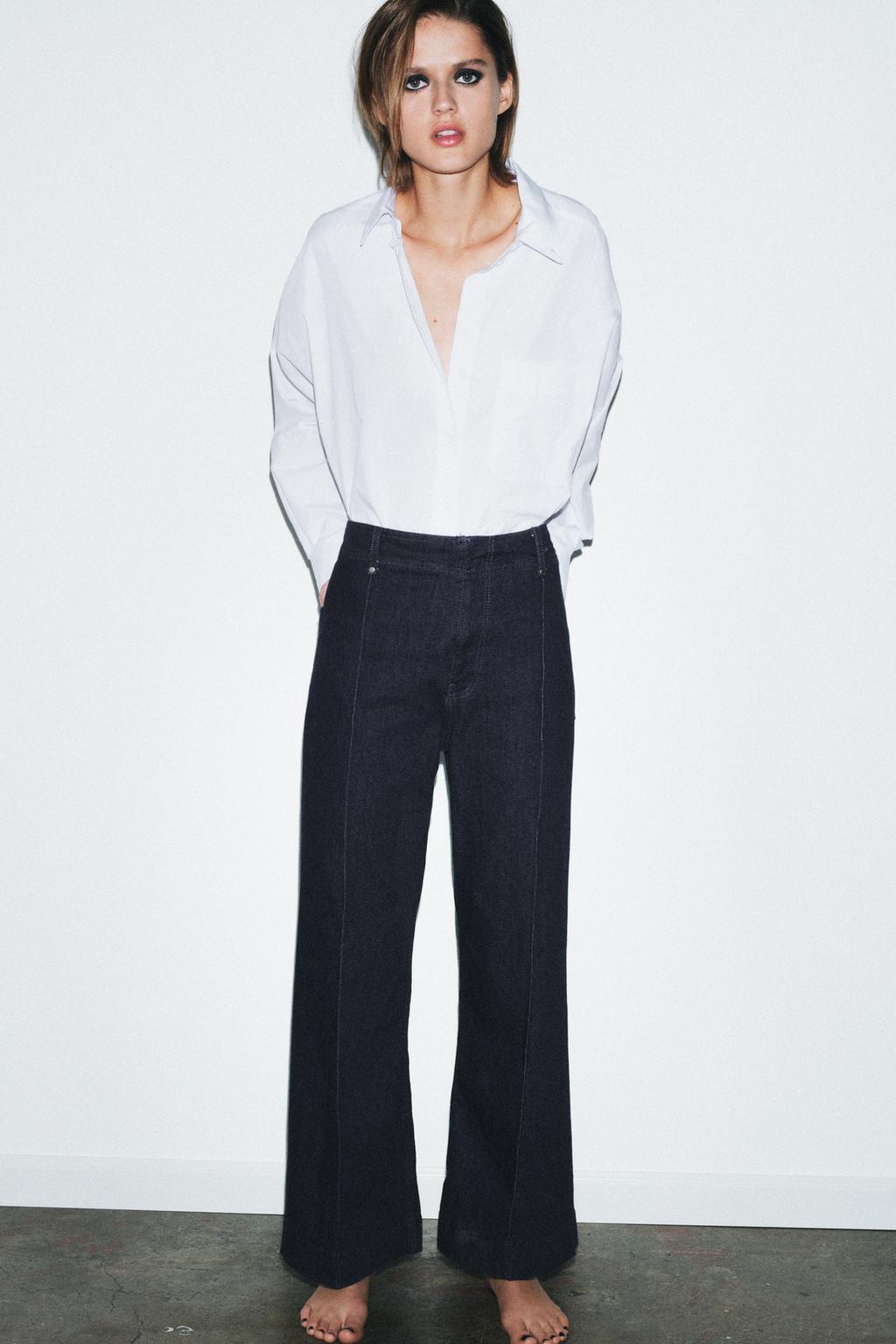 ZW COLLECTION HIGH WAIST WIDE LEG JEANS