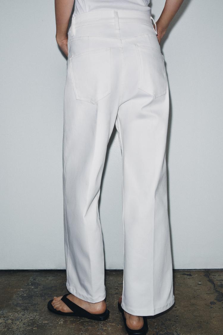 ZW COLLECTION WIDE LEG HIGH-RISE JEANS