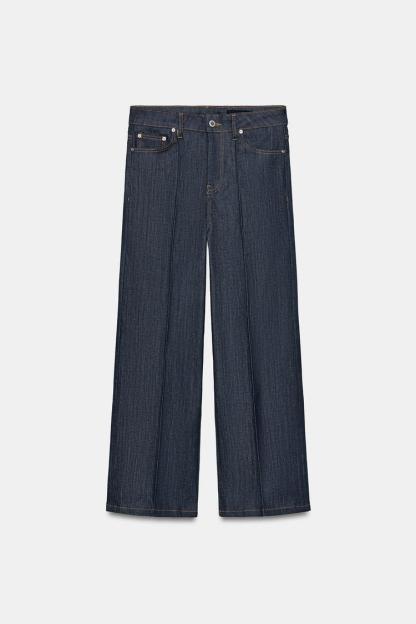 ZW COLLECTION WIDE LEG HIGH-RISE JEANS