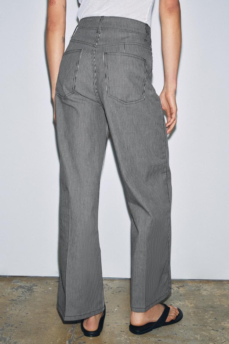 ZW COLLECTION WIDE LEG HIGH-RISE JEANS