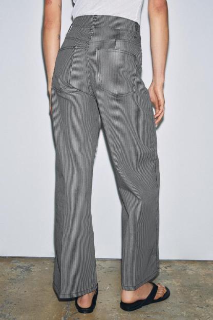 ZW COLLECTION WIDE LEG HIGH-RISE JEANS