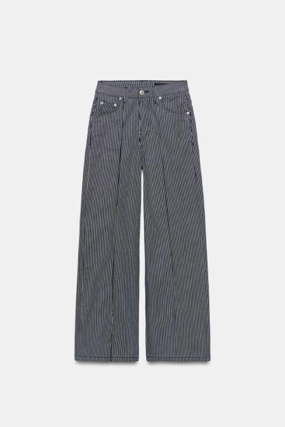 ZW COLLECTION WIDE LEG HIGH-RISE JEANS