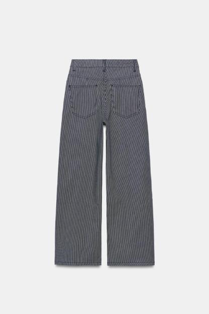 ZW COLLECTION WIDE LEG HIGH-RISE JEANS
