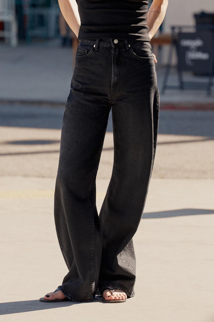 TRF HIGH WAIST EXTRA WIDE LEG JEANS