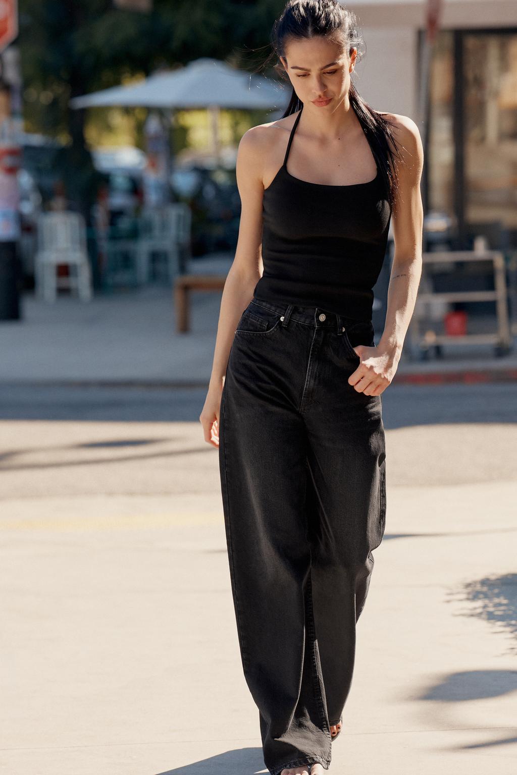 TRF HIGH WAIST EXTRA WIDE LEG JEANS