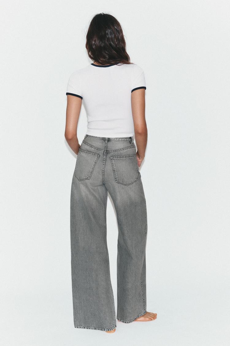 TRF HIGH WAIST EXTRA WIDE LEG JEANS