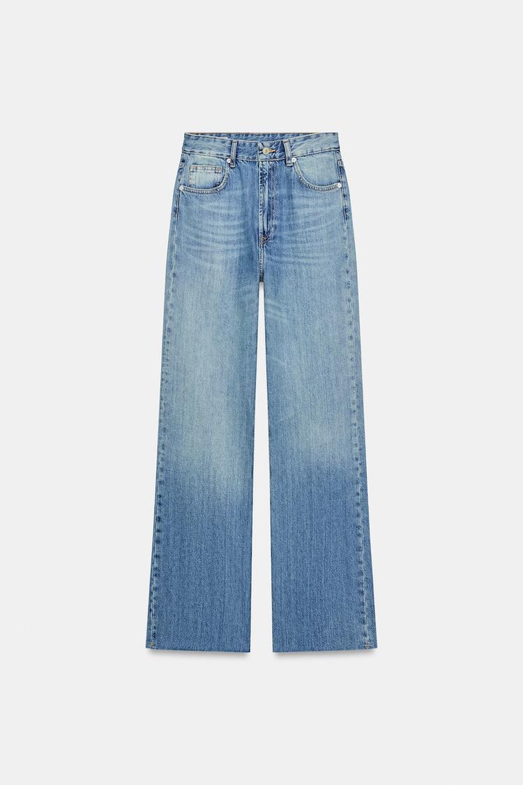 TRF HIGH WAIST WIDE LEG JEANS