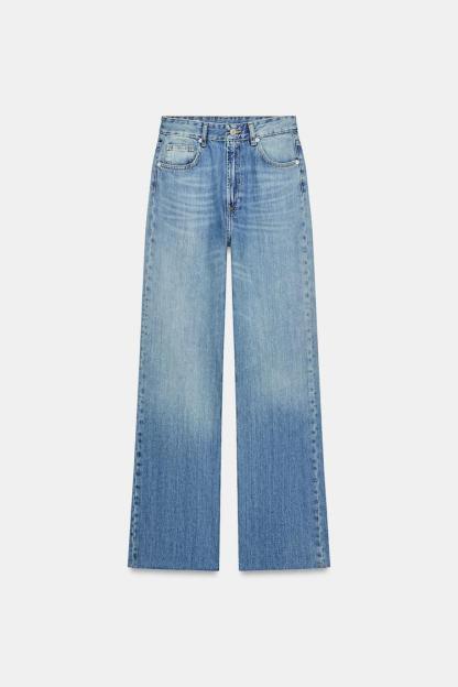 TRF HIGH WAIST WIDE LEG JEANS
