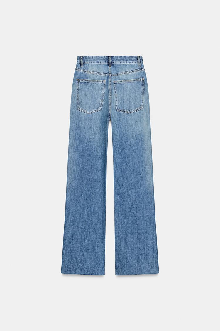 TRF HIGH WAIST WIDE LEG JEANS