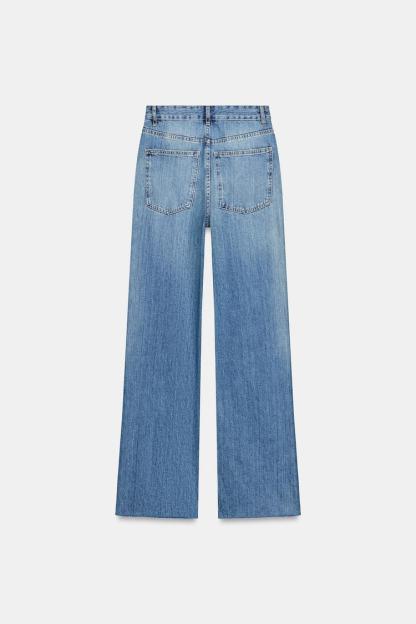 TRF HIGH WAIST WIDE LEG JEANS