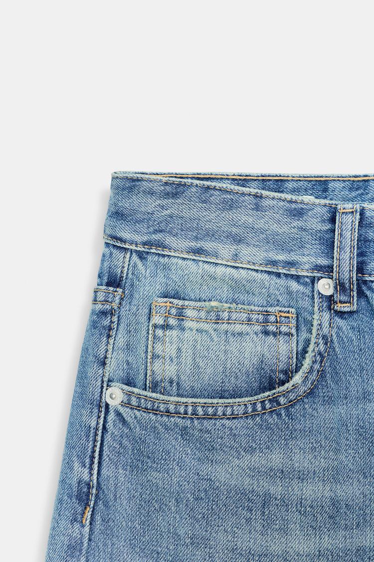TRF HIGH WAIST WIDE LEG JEANS