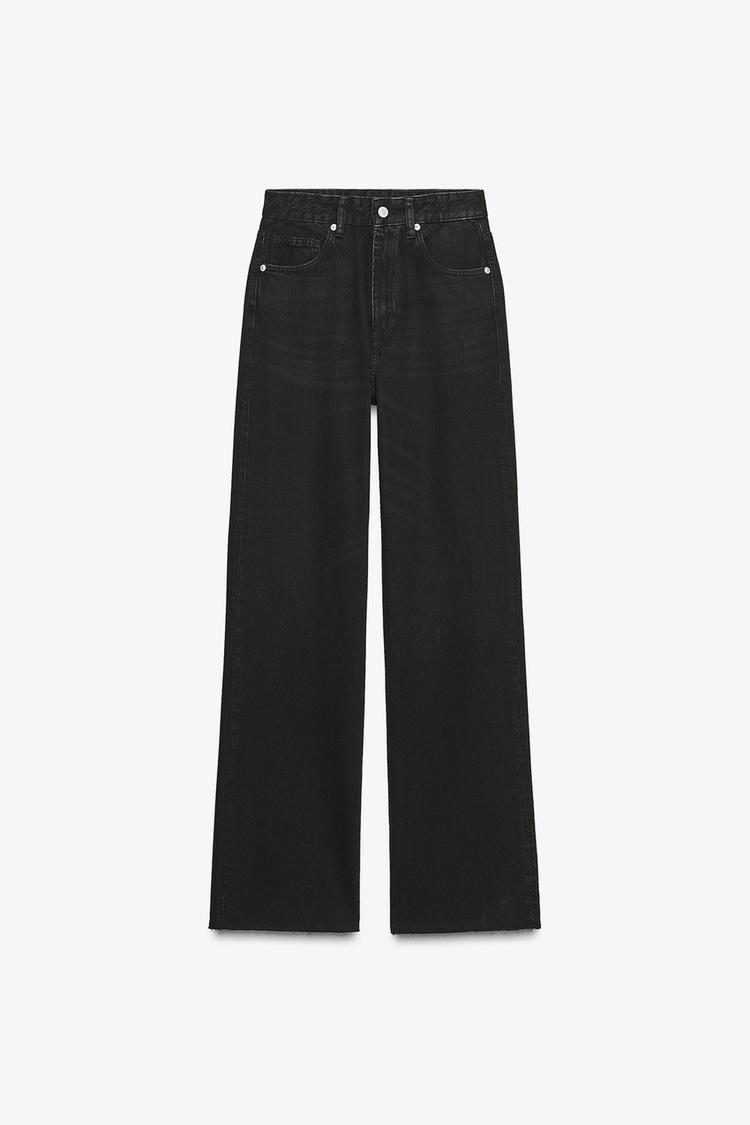 TRF HIGH WAIST WIDE LEG JEANS