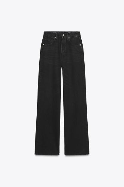TRF HIGH WAIST WIDE LEG JEANS