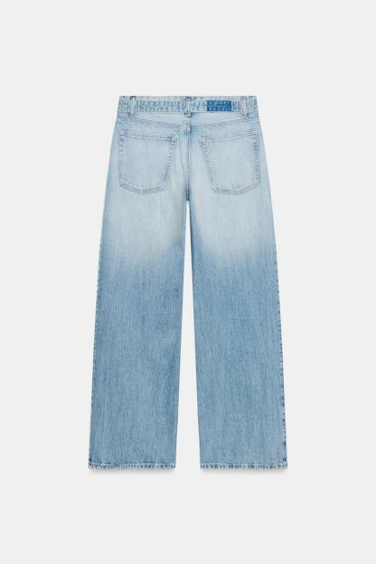 TRF MID-RISE BELTED JEANS