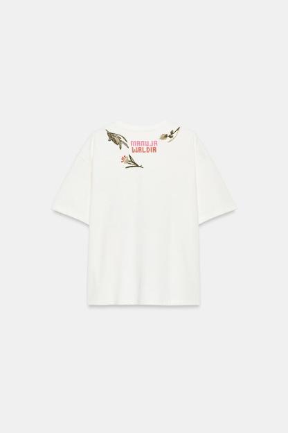 MANUJA WALDIA PRINTED T-SHIRT