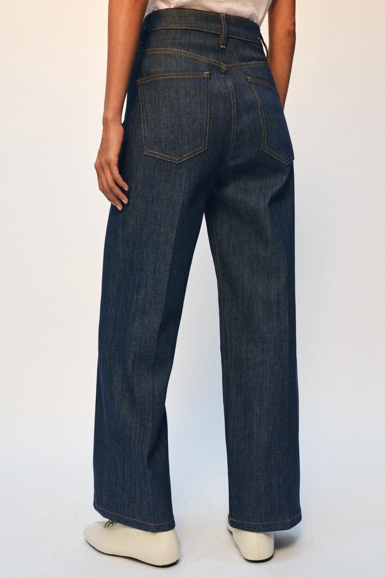ZW COLLECTION WIDE LEG HIGH-RISE JEANS
