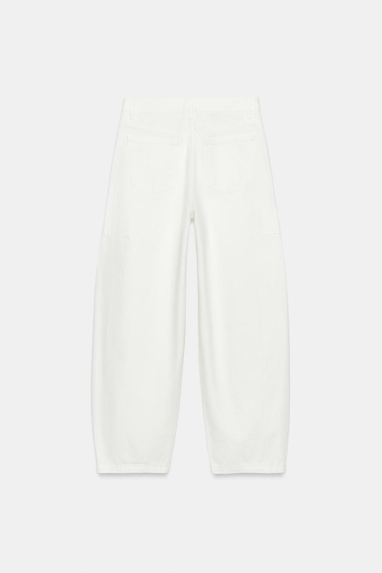 ZW COLLECTION MID-RISE ANKLE BALLOON JEANS