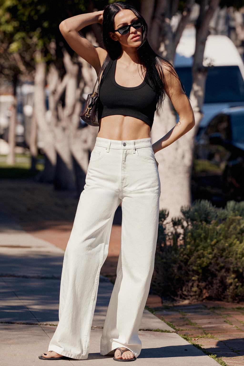 TRF HIGH WAIST EXTRA WIDE LEG JEANS
