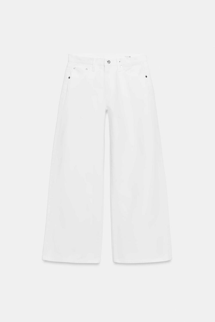 ZW COLLECTION WIDE LEG LOW RISE JEANS