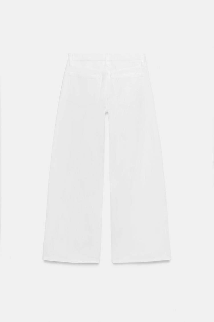 ZW COLLECTION WIDE LEG LOW RISE JEANS