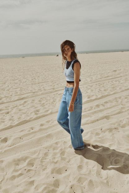 Z1975 HI-RISE STRAIGHT LONG LENGTH JEANS