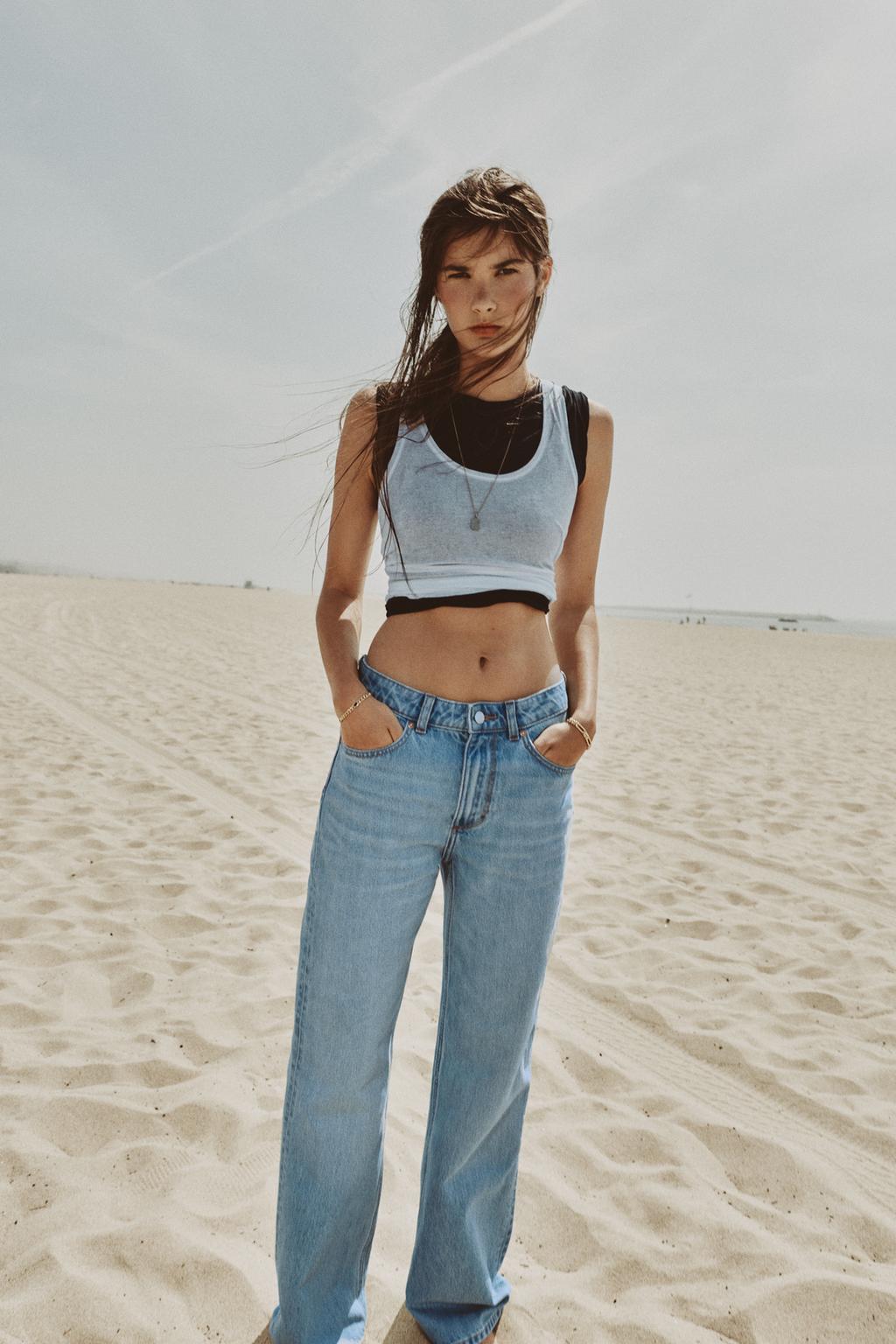 Z1975 HI-RISE STRAIGHT LONG LENGTH JEANS
